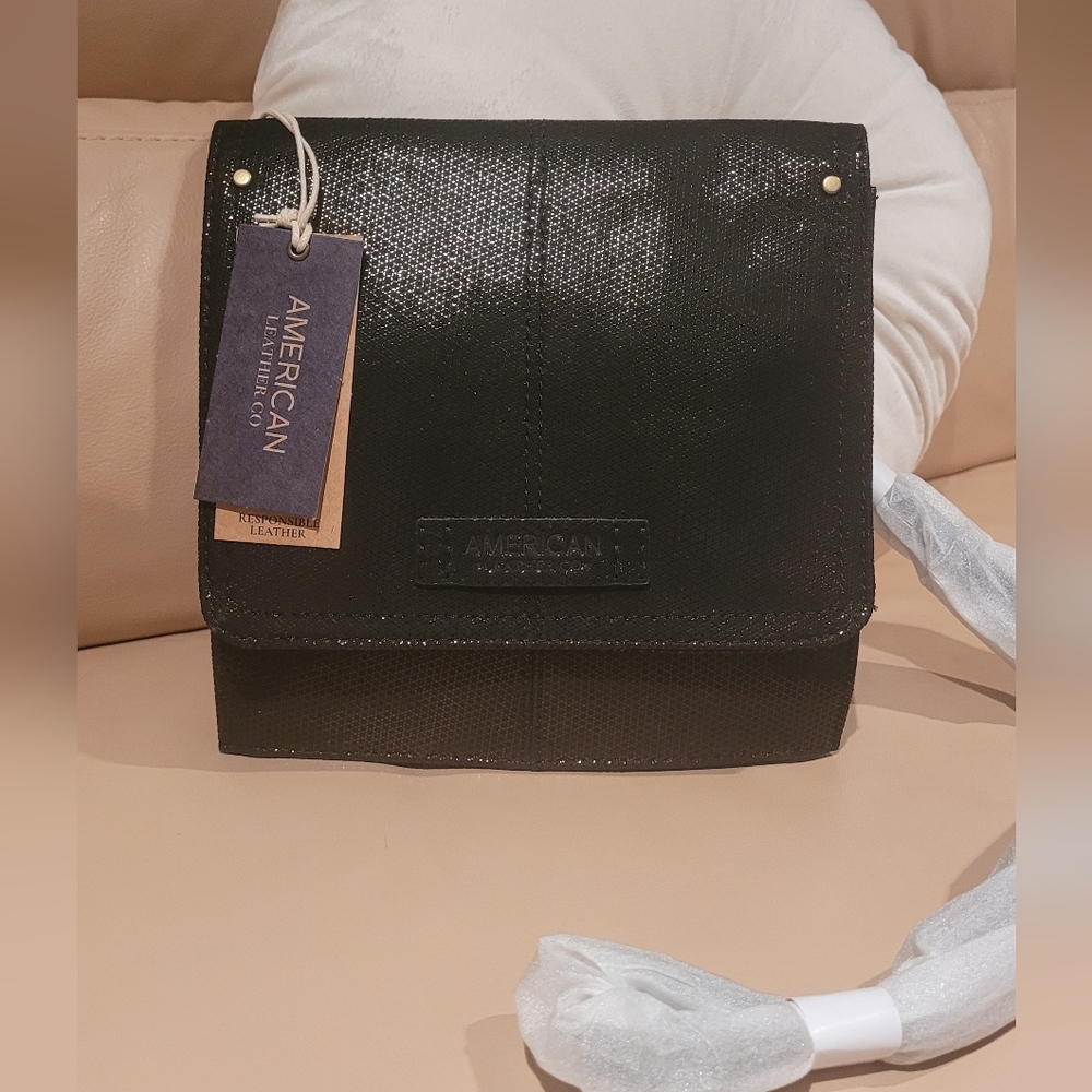 American Leather Co. Bookflap Cross-body Bag